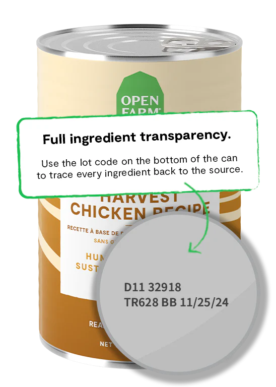 Open Farm Harvest Chicken Pâté Wet Dog Food - 12.5oz - The Pet Source