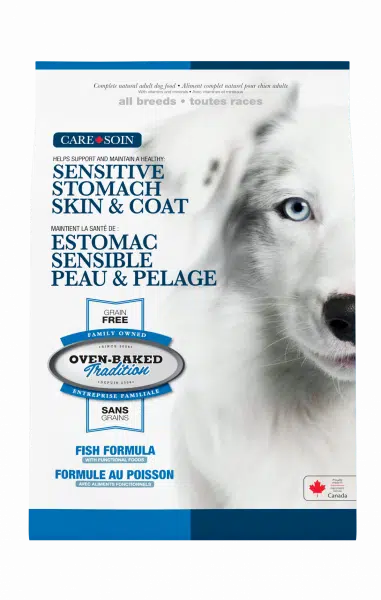 Oven Baked Tradition Care Sensitive Stomach, Skin & Coat All Breed Dog Food Fish - 20lb - The Pet Source