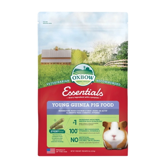 Oxbow Essentials Young Guinea Pig Food - 5lb - The Pet Source