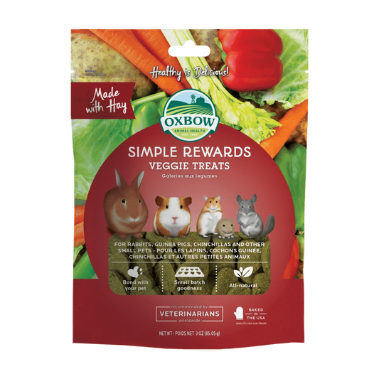 Oxbow Simple Rewards Veggie Treats - 3oz - The Pet Source