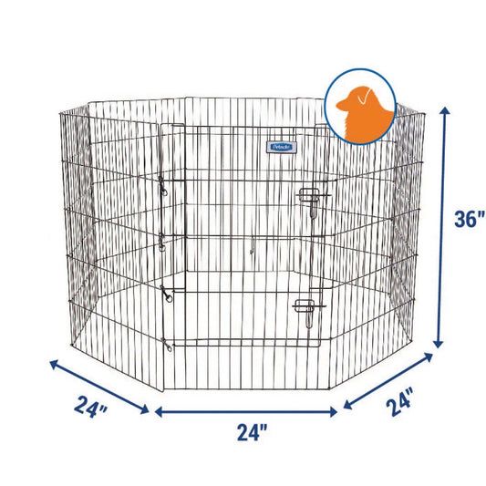 Petmate Single Door Exercise Pen - 36 Inch - The Pet Source