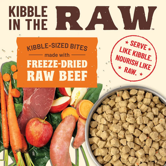 Primal Kibble in the Raw Dog Food Beef Recipe - 1.5lb - The Pet Source