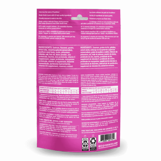 PureBites Salmon Recipe Cat Food Topper 69 gm - The Pet Source