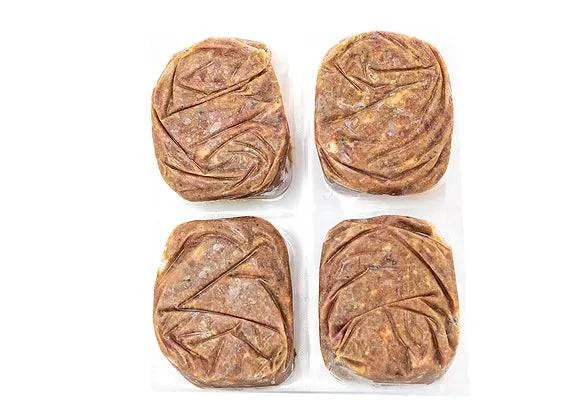 Red Dog Blue Kat Beef & Tripe Recipe Frozen Raw Dog Food - 4 x 1/4 lb Tray - The Pet Source