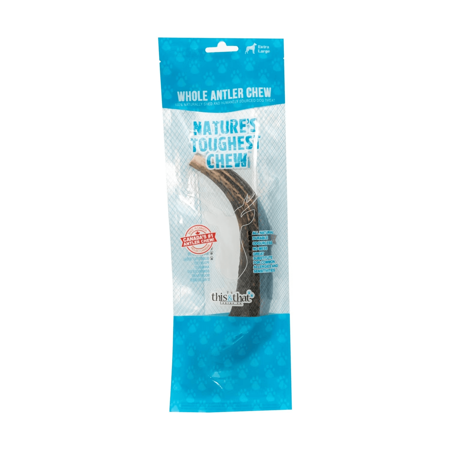 This & That Whole Antler Chew - Extra Large - The Pet Source