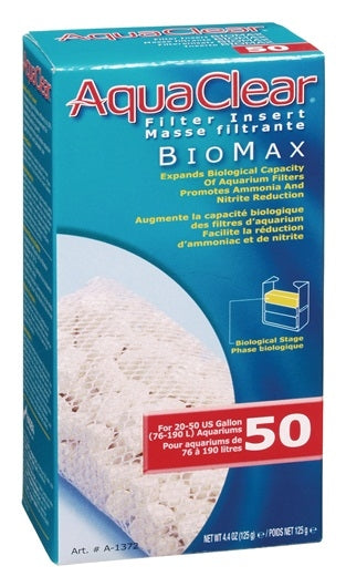 AquaClear 50 Bio-Max Filter Insert - 1 pack - The Pet Source