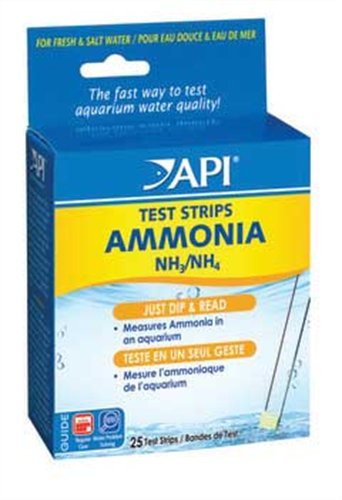 API Ammonia Aquarium Test Strips - 25 pk - Freshwater-Saltwater - The Pet Source