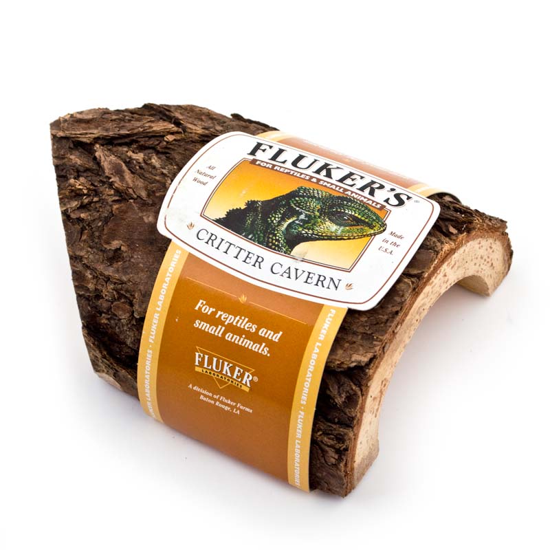 Fluker's Corner Half Log - Small - The Pet Source