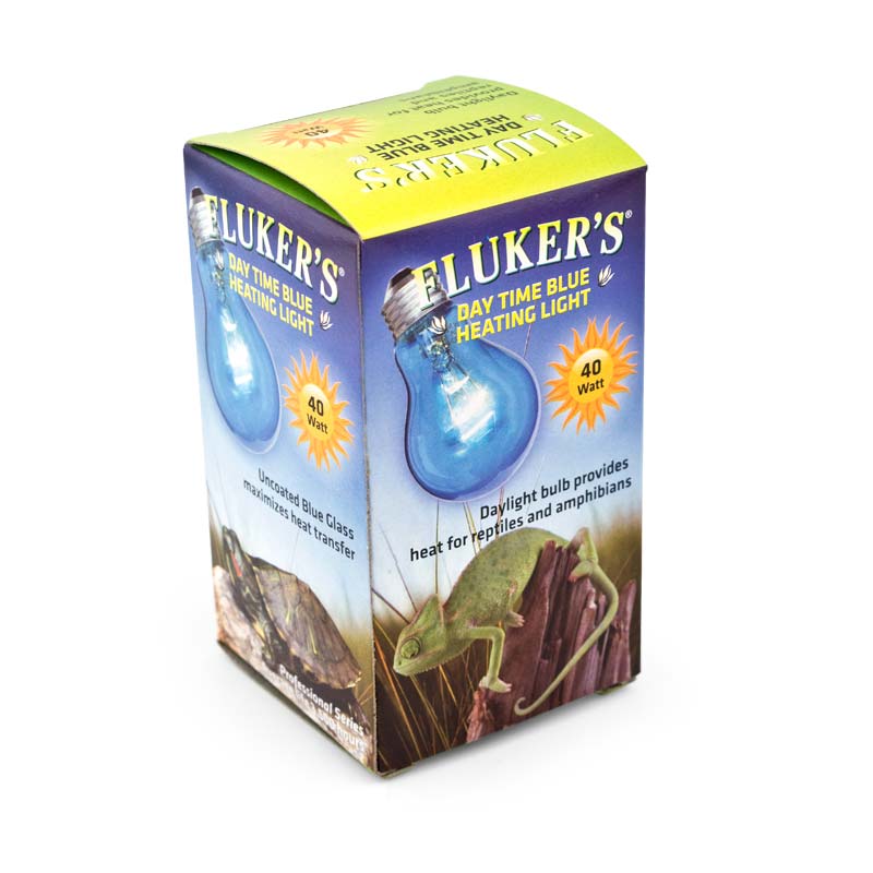 Fluker's Daytime Blue Heating Light - 40 W - The Pet Source
