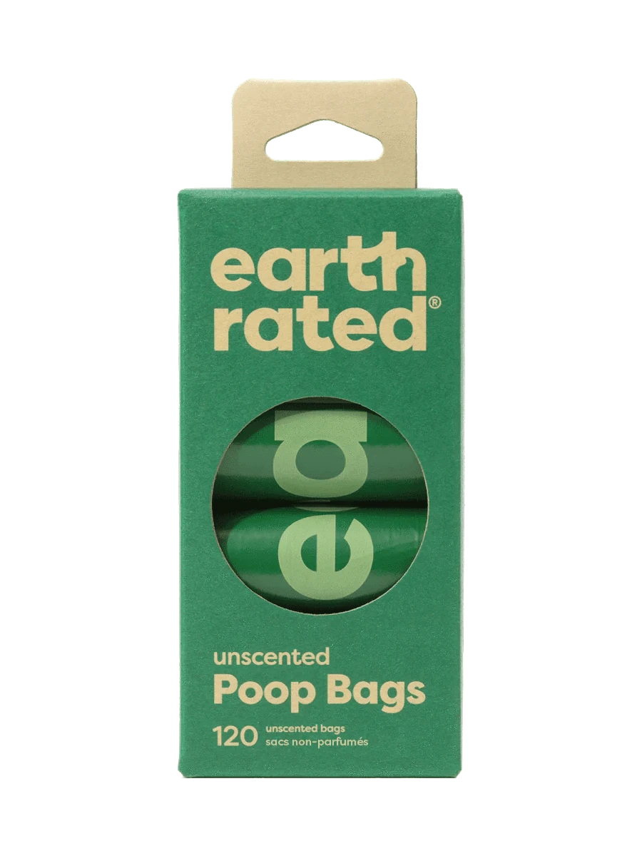 earth rated Poop Bags on Refill Rolls - 120 Bags - The Pet Source