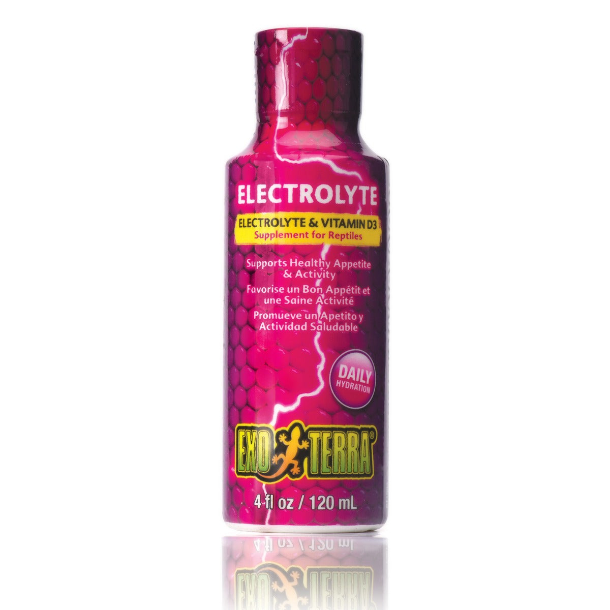 Exo Terra Electrolyte & Vitamin D3 Supplement - 120 ml - The Pet Source
