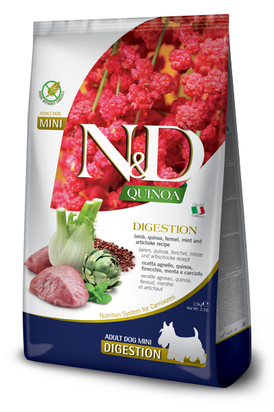 Farmina N&D Quinoa Functional Digestion Lamb Mini Dog Food - 5.5lb - The Pet Source