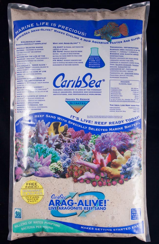 CaribSea Arag-Alive Fiji Pink Live Sand - 20lb - The Pet Source