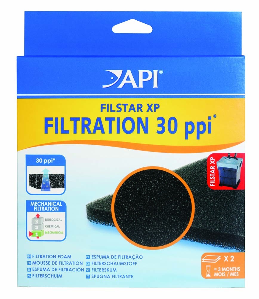 API Rena Filstar Filtration Foam 30 PPI - 2 pack - The Pet Source