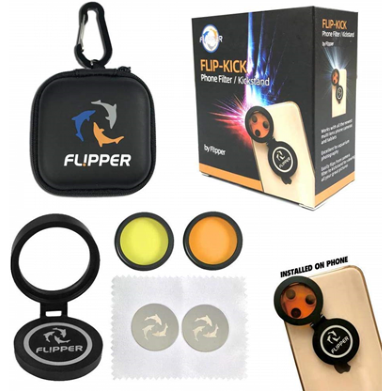 Flipper Flip-Kick Mobile Phone Aquarium Camera Filter Kit - The Pet Source