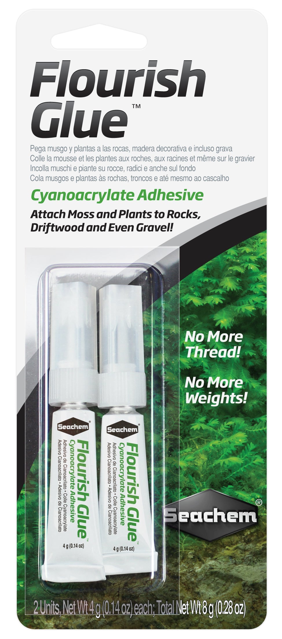 Seachem Flourish Glue 2 pack - 4g each - The Pet Source