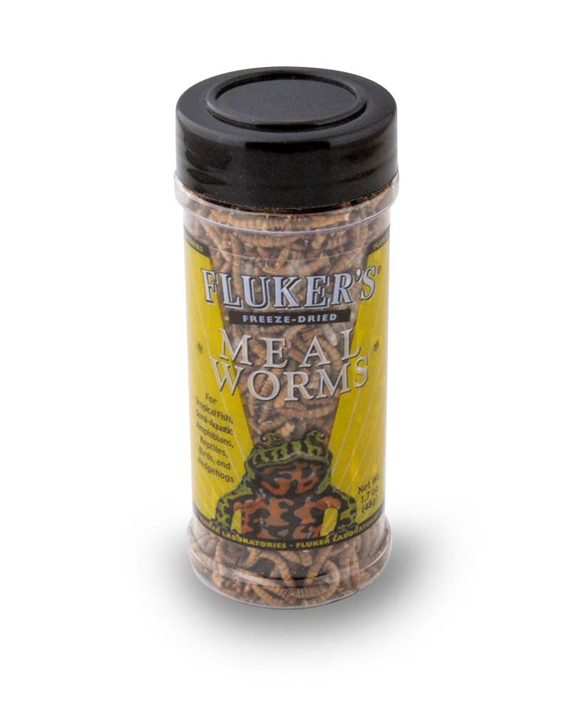 Fluker's Freeze Dried Mealworms - 1.7 oz - The Pet Source