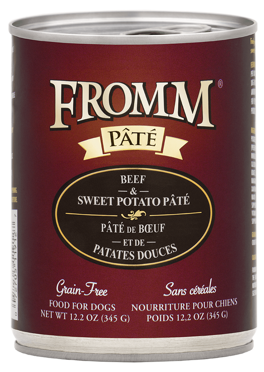 Fromm Beef & Sweet Potato Pâté Wet Dog Food - 12.2oz - The Pet Source