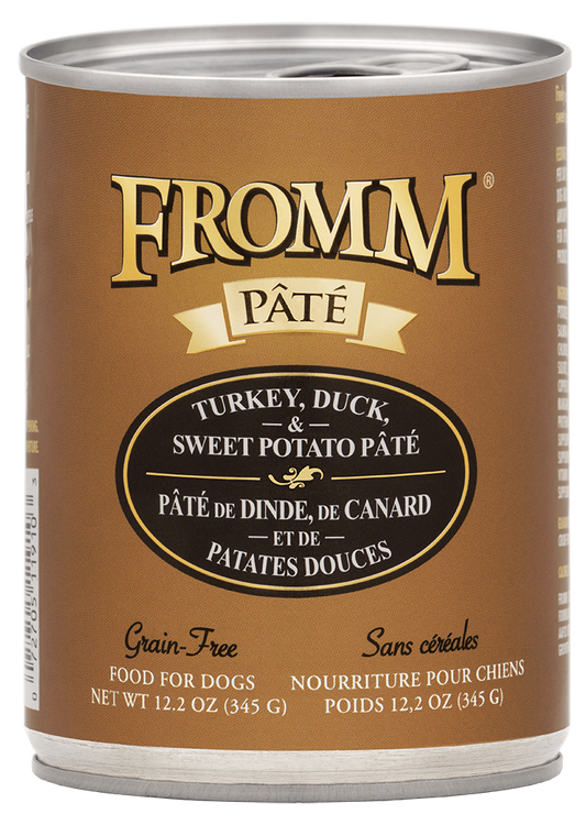 Fromm Turkey, Duck, & Sweet Potato Pâté Wet Dog Food - 12.2oz - The Pet Source