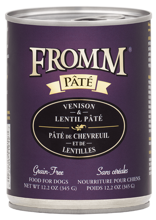 Fromm Venison & Lentil Pâté Wet Dog Food - 12.2oz - The Pet Source