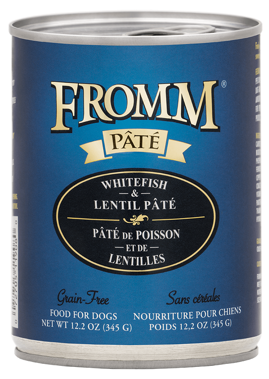 Fromm Whitefish & Lentil Pâté Wet Dog Food - 12.2oz - The Pet Source
