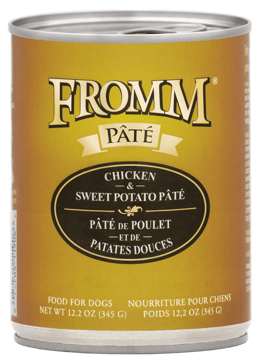 Fromm Chicken & Sweet Potato Pâté Wet Dog Food - 12.2oz - The Pet Source