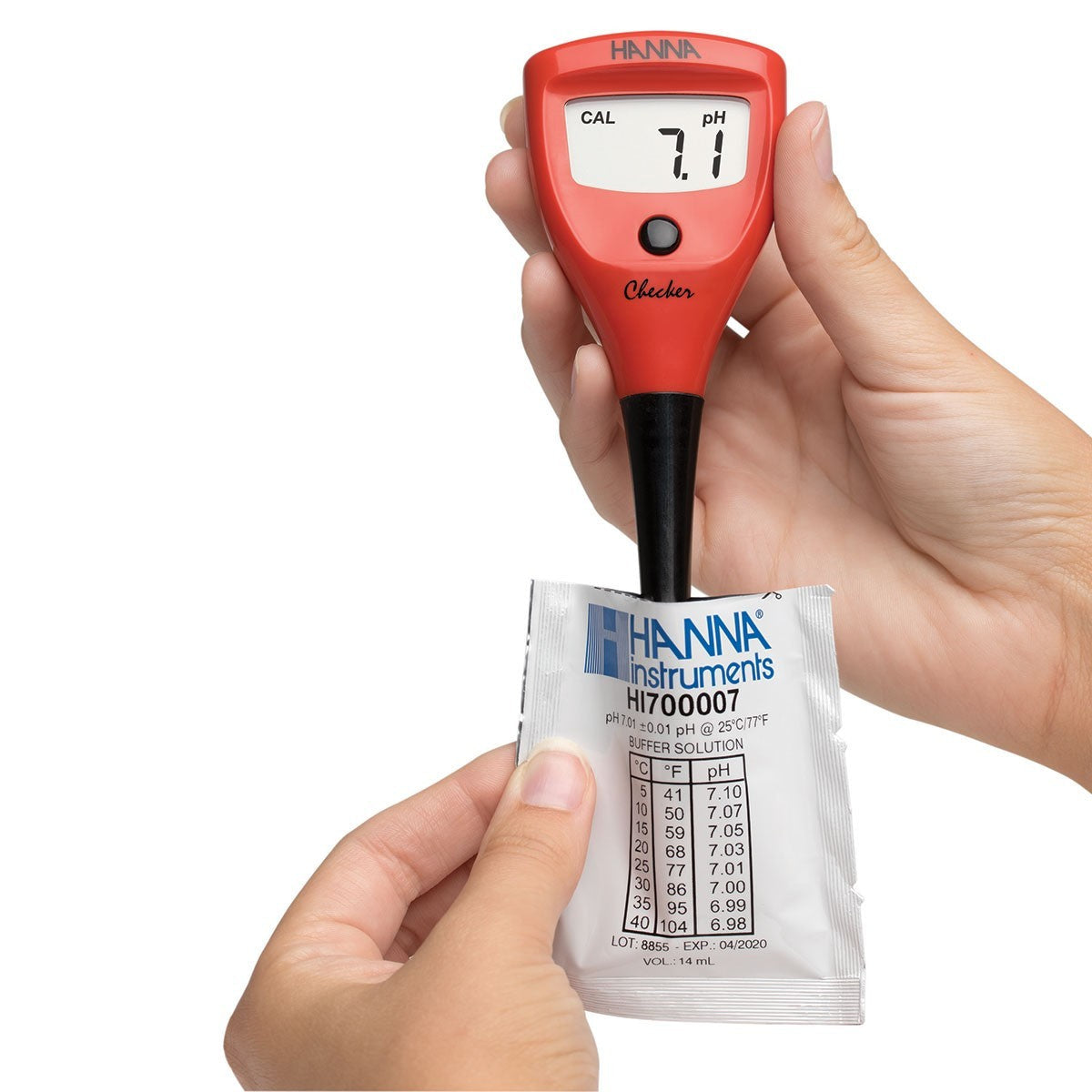 Hanna Checker pH Tester with 0.1 pH Resolution HI98103 - The Pet Source
