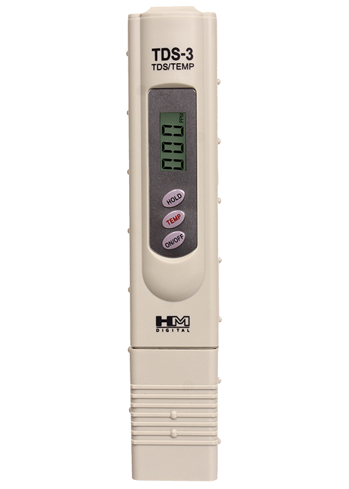 HM Digital Handheld TDS Meter with Carrying Case TDS-3 - The Pet Source