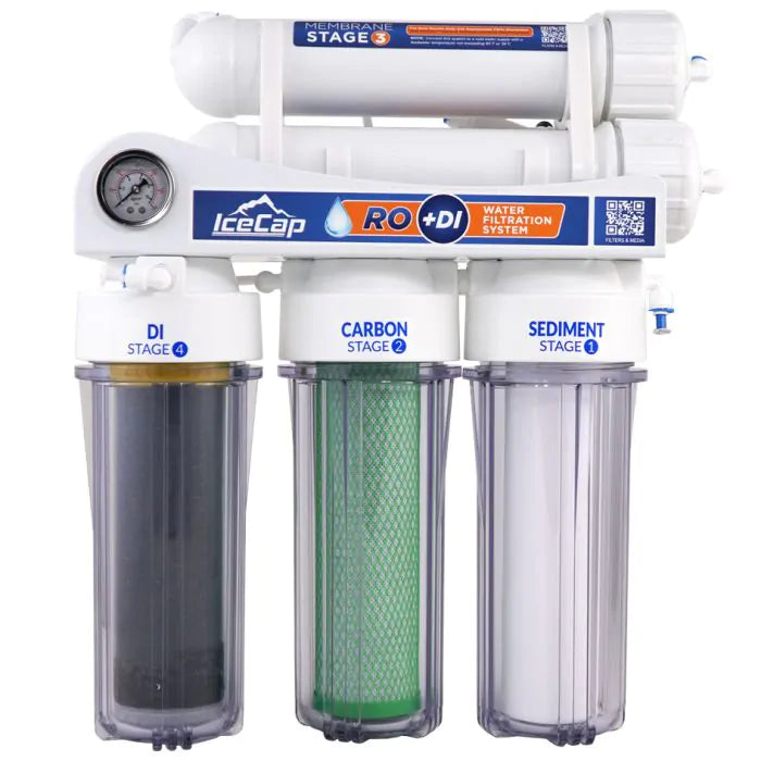 IceCap 4 Stage RO/DI System - 200 GPD - The Pet Source