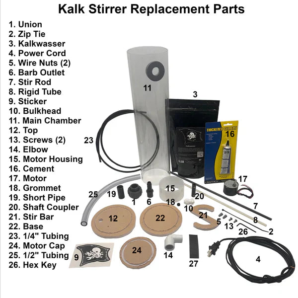 Avast Marine Kalk Stirrer Replacement Parts - #20 Shaft Coupler - The Pet Source