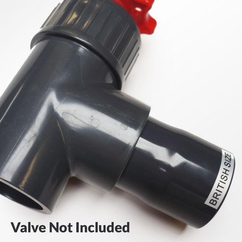 Metric to Standard Imperial PVC Adapters - 32mm to 1" - The Pet Source