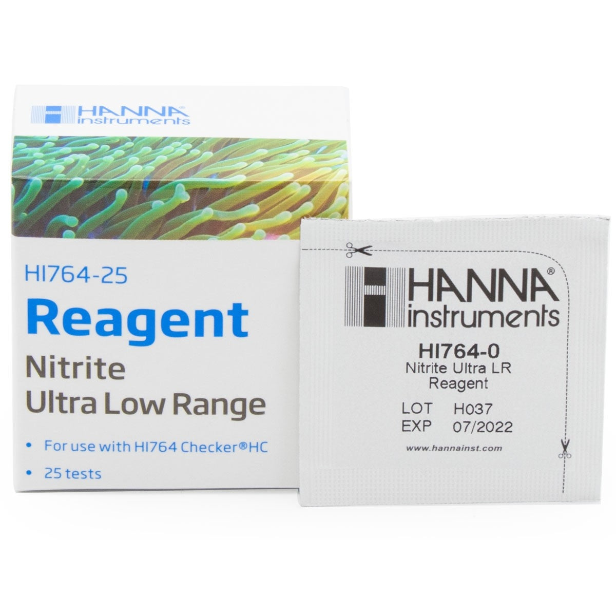 Hanna Checker Ultra Low Range Nitrite Reagents 25 Tests HI764-25 - The Pet Source