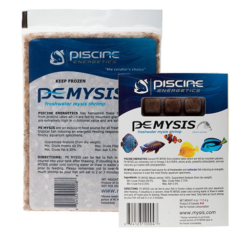 Piscine Energetics PE Frozen Mysis Shrimp - 4oz - The Pet Source