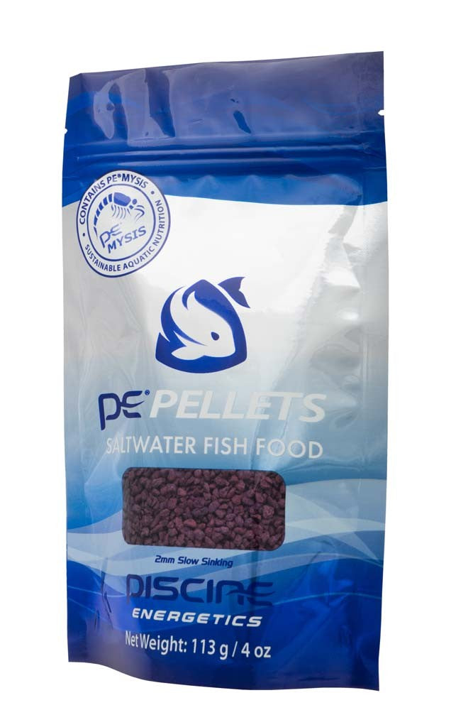 Piscine Energetics Mysis Pellets for Saltwater Fish 2mm - 4oz - The Pet Source