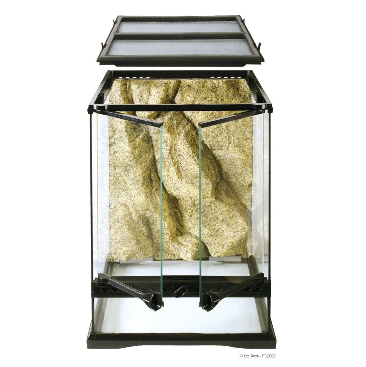 Exo Terra Mini Tall Terrarium - 30 x 30 x 45cm, 12in x 12in x 18in - The Pet Source