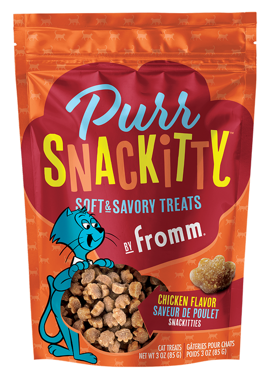 Fromm PurrSnackitty Chicken Flavor Snackitties Cat Treats - 3oz - The Pet Source