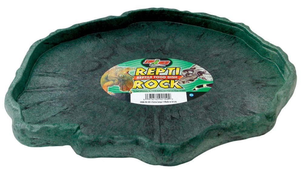 Zoo Med Repti Rock Food Dish - Extra Large - The Pet Source