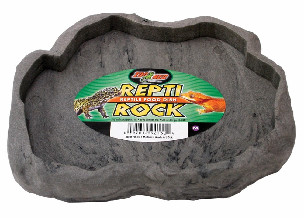 Zoo Med Repti Rock Food Dish - Medium - The Pet Source