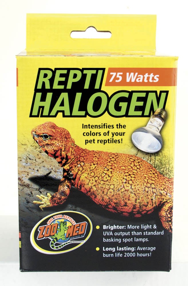 Zoo Med ReptiHalogen Heat Lamp - 75 W - The Pet Source