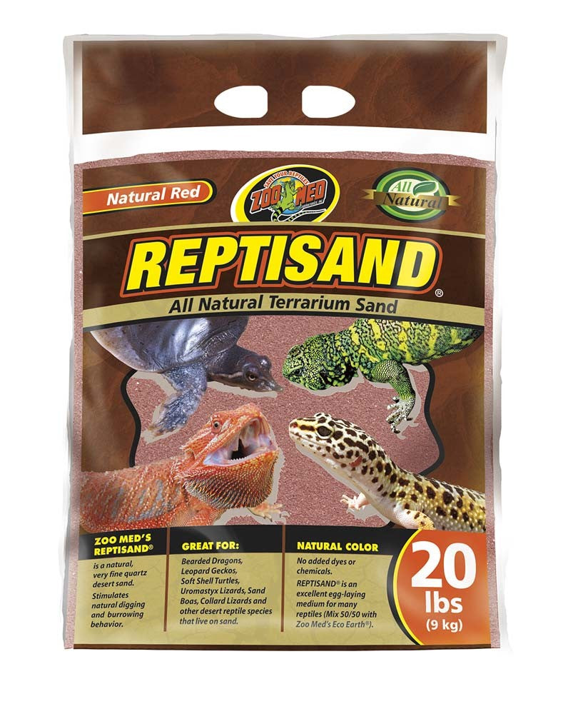 Zoo Med ReptiSand Natural Red - 20 lb - The Pet Source
