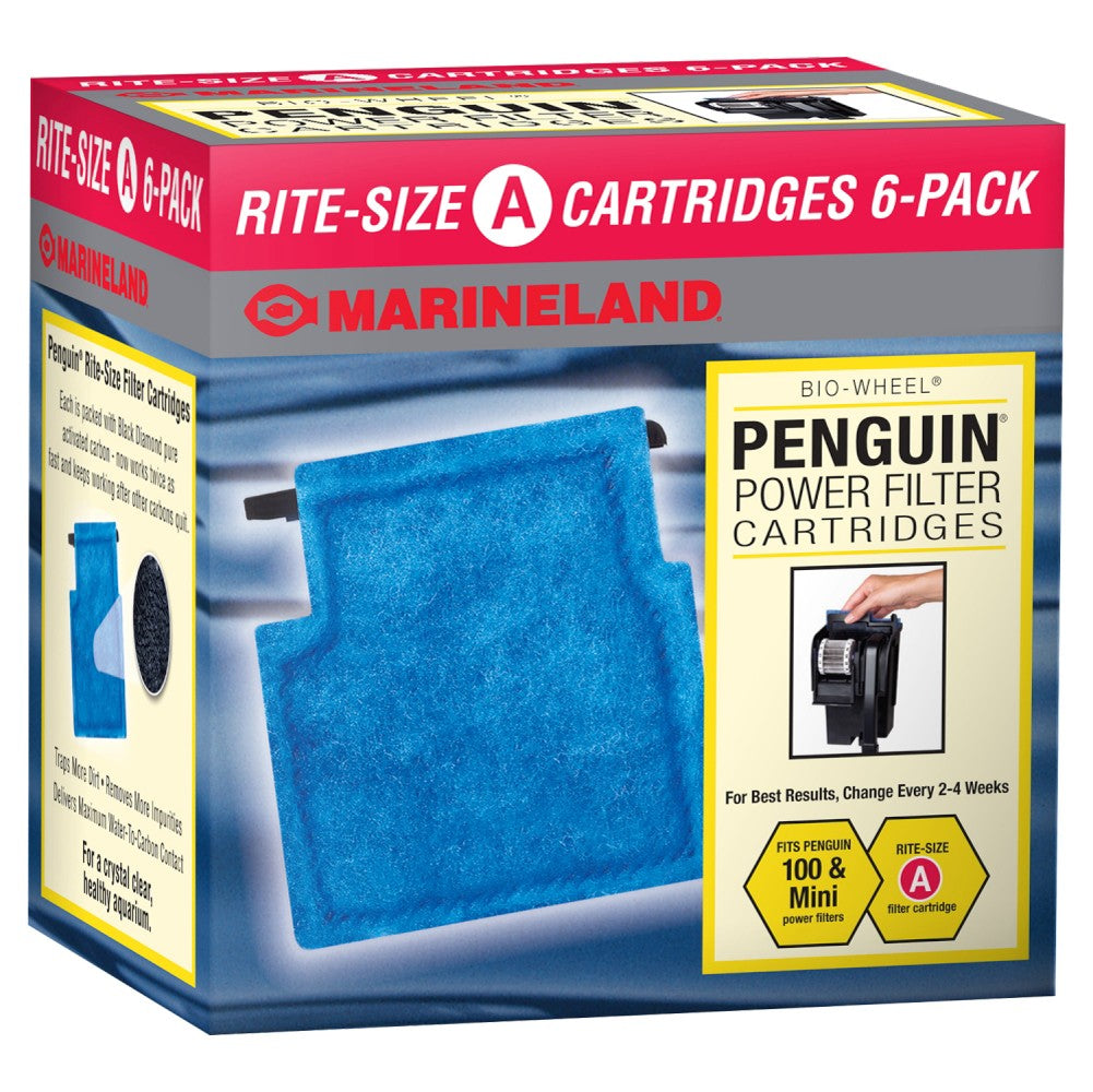 Marineland Penguin Power Filter Cartridge Rite-Size A - 6pk - The Pet Source