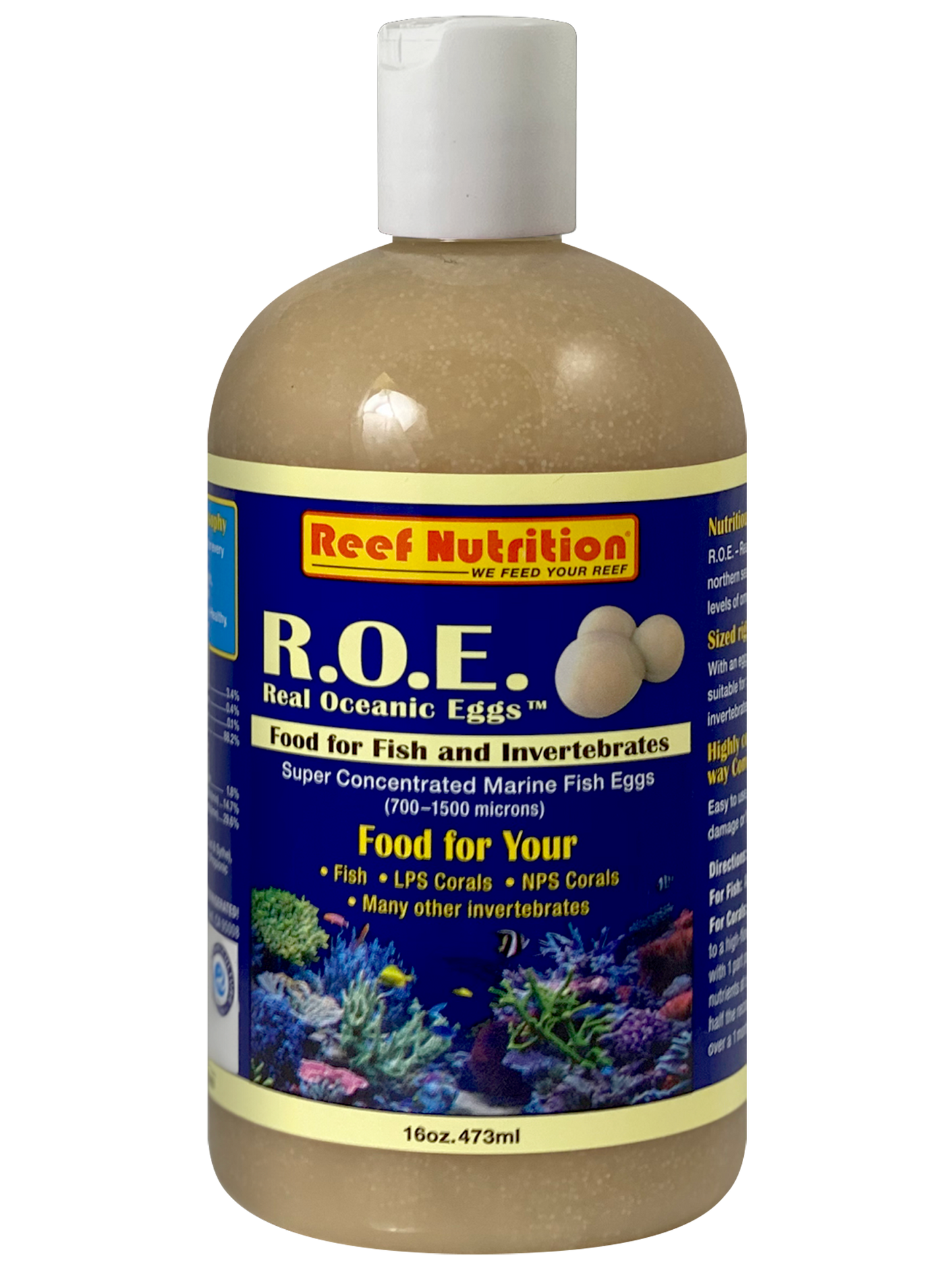 Reef Nutrition R.O.E. Real Oceanic Eggs - 16oz - The Pet Source
