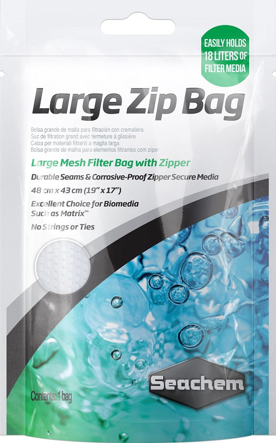 Seachem Large Zip Bag - The Pet Source