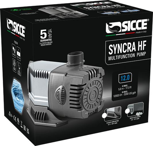 Sicce Syncra HF 12.0 - 3200gph - The Pet Source