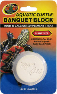 Zoo Med Aquatic Turtle Banquet Block - Giant Size - The Pet Source