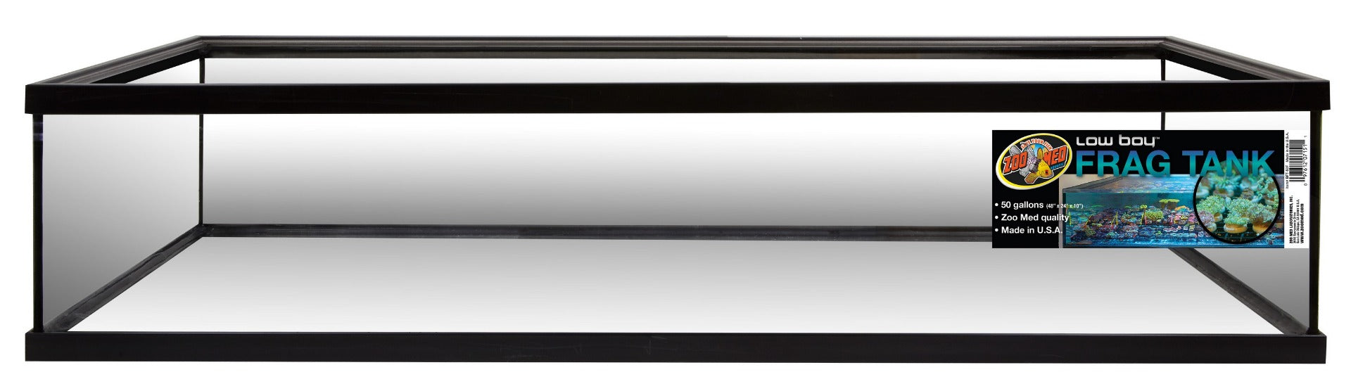 Zoo Med Low Boy Frag Tank - 50 Gal - The Pet Source