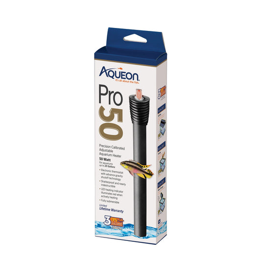 Aqueon Pro Submersible Heater - 50 W - The Pet Source