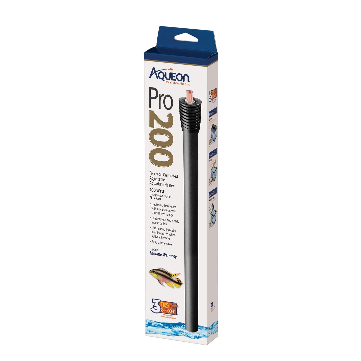 Aqueon Pro Submersible Heater - 200 W - The Pet Source