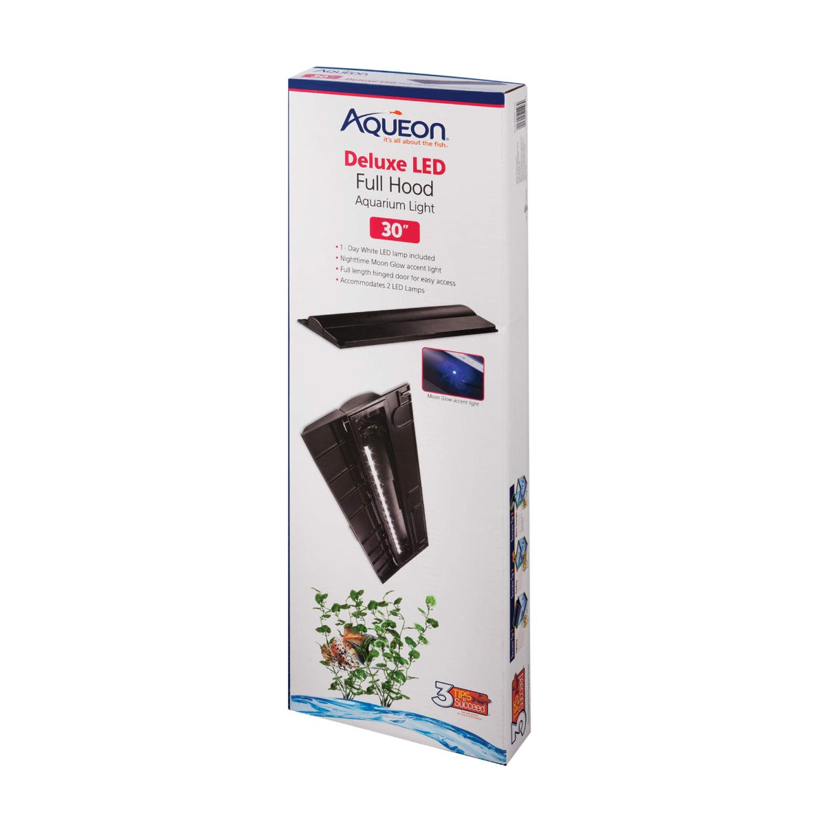 Aqueon LED Deluxe Full Aquarium Hood 30" - The Pet Source