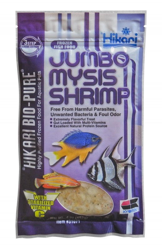 Hikari Bio-Pure Frozen Jumbo Mysis Shrimp Cubes Cube Pack - 4oz - The Pet Source